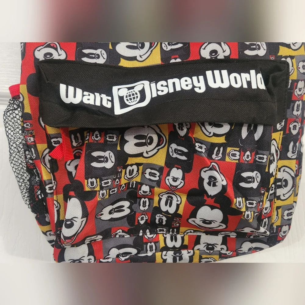 Disney Parks Authentic Black and Red Backpack - Picture 3 of 8